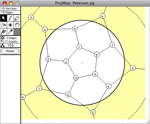 Projective Map Window